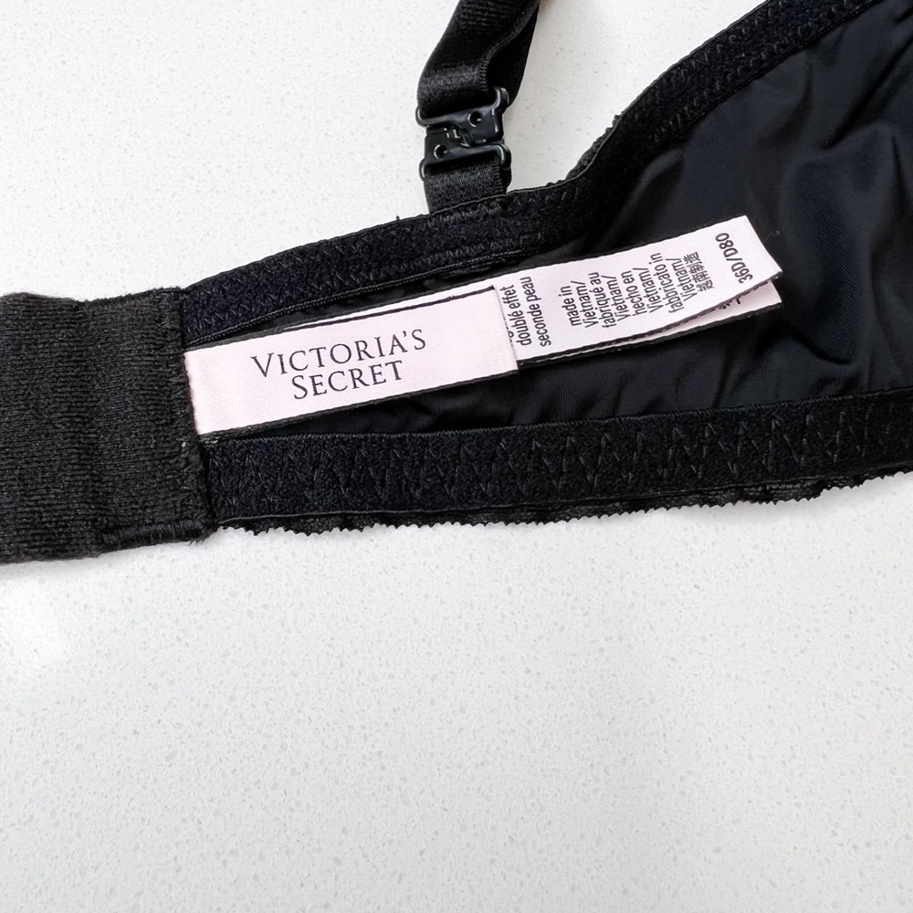 Victoria's Secret BraT-Shirt Lightly Lined Demi Black - Picture 4 of 7